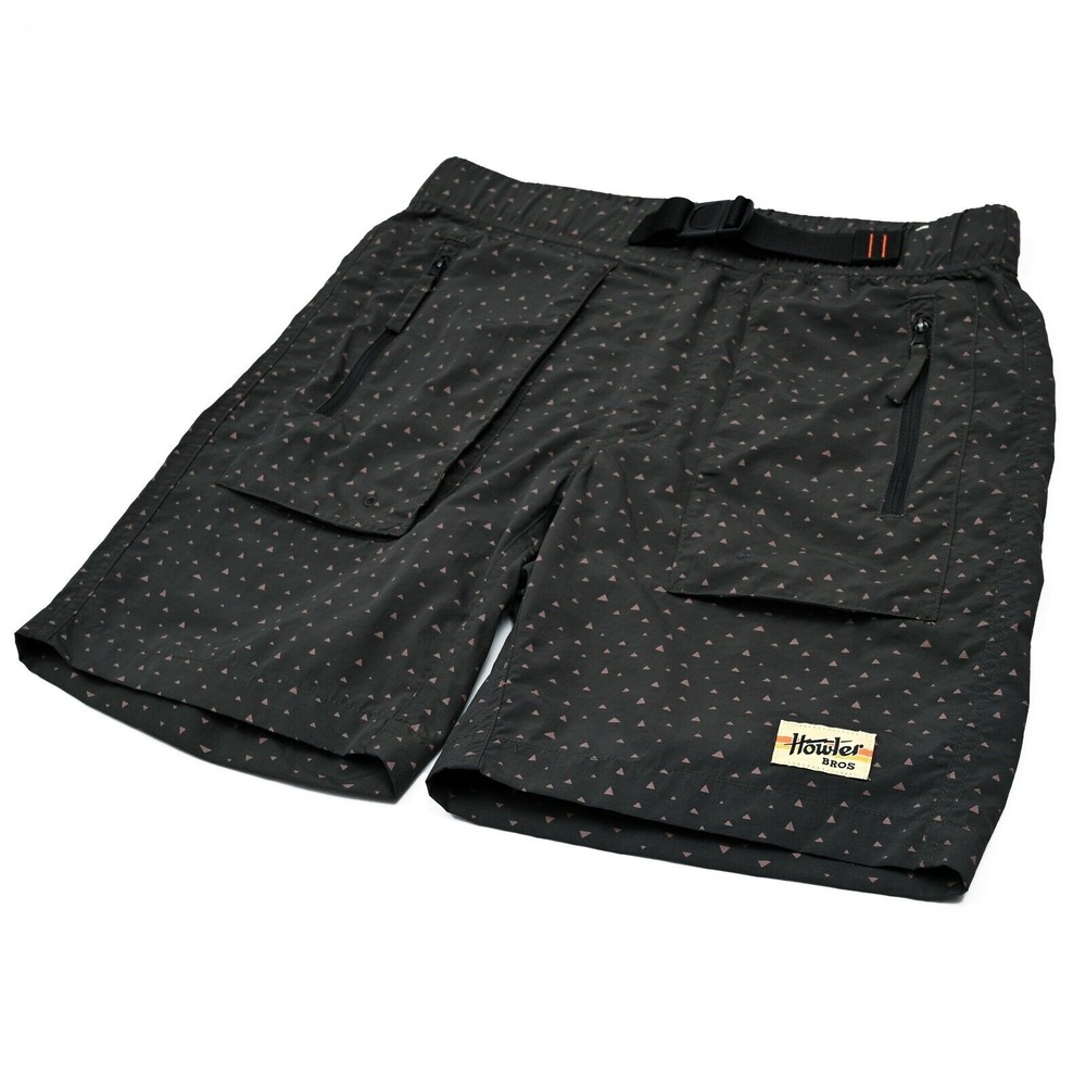 Howler Brothers Pedernales Packable‎ Shorts Men's 30 Geometric Hiking Outdoor